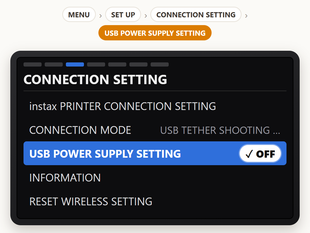 Stop charging from the phone