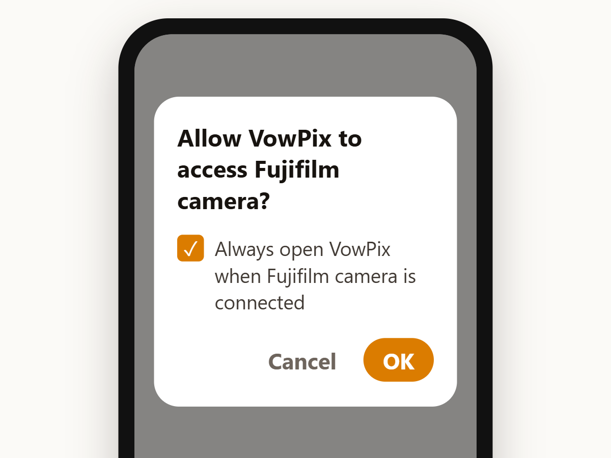 Choose VowPix and tap OK