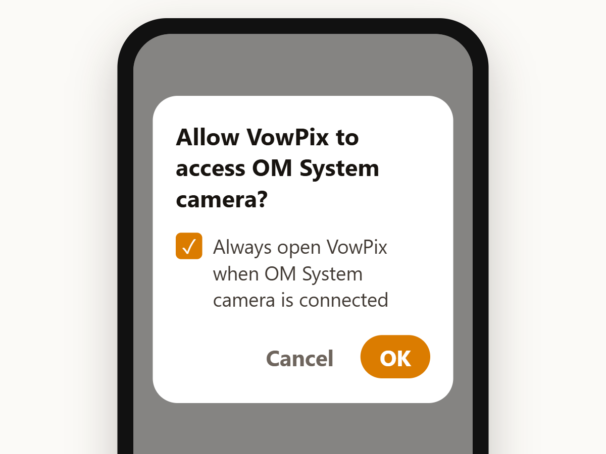 Choose VowPix and tap OK