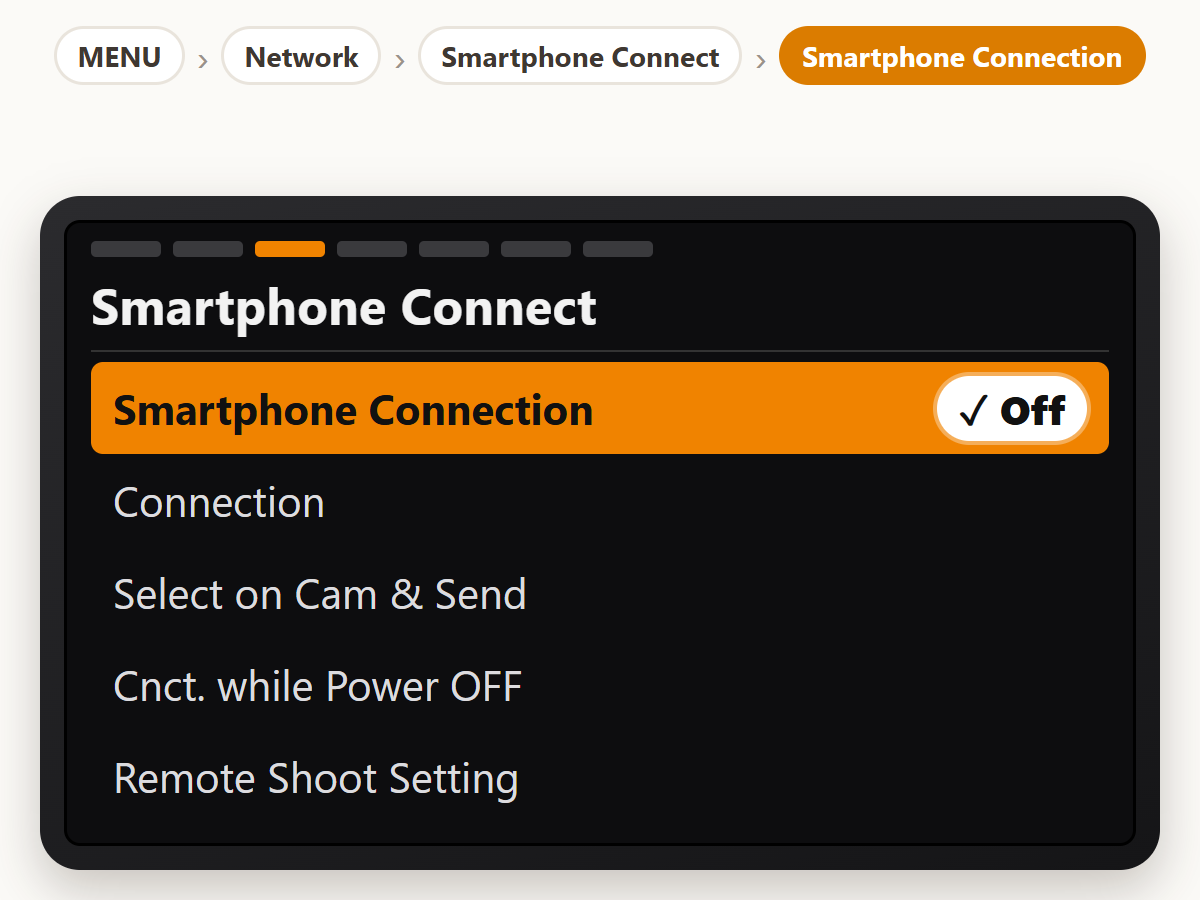 Turn off Smartphone Connection