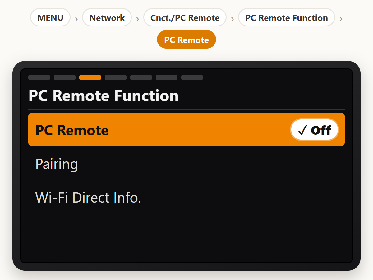 Turn off Wi-Fi PC Remote
